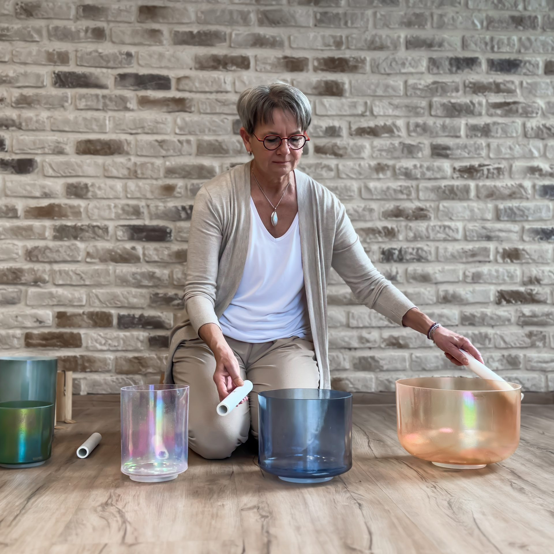 Sound Sessions mit Kristallklangschalen